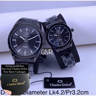 (TERLARIS) JAM COUPLE CHARLES DELON ORIGINAL ANTI AIR SUDAH COUPLE