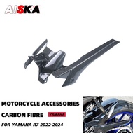 3K Pure Carbon Fiber Motorcycle Rear Fender Hugger Mudguard Kit For Yamaha YZFR7 YZF-R7 YZF R7 2022 