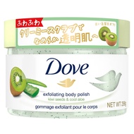Dove Body Soap Fluffy Creamy Body Wash Osmanthus + Scrub Body Scrub Exfoliation