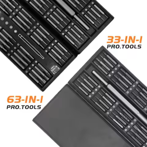 63 In 1 Magnetic Screwdriver Set Kit Bits Precision Electronics Computer PC Phone Disassembly Multif
