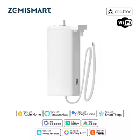 Zemismart Mini Curtain Motor For 82-type Track Smart Curtain Motor Matter Over WiFi/Works with Mi Ho
