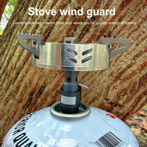 Gas Stove Windshield Ring Suitable for BRS-3000T SOTO-310 Stainless Steel Outdoor Gas Stove Wind Shi