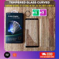 LAYAR Tempered Glass 9H For Samsung S7, Samsung S7 EDGE, Samsung S8, Samsung S8 +, Samsung NOTE 8/thin And Very Easy To Install. /Full Edge Curved Iphone/Curved Edge/Curved Edge Following Screen// Various Colors