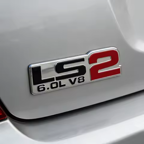 LS3 6.2L V8 LS2 6.0L V8 Engine Emblem Car Fender Side trunk Nameplate Decal Badge Sticker