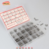 FKILLAONE 300PCS/box Compression Spring Assortment Kit, Tension Spring 304 Stainless Steel Small Spr