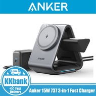 Anker 15W 737 3-in-1 Fast Charger MagGO 15W Wireless Charger