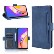 Oppo Reno5 Z Case Cover Premium Leather Wallet Leather Flip Multi-card slot Cover  Oppo Reno 5Z Reno5 Z Reno5Z Case