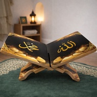 Wooden Motif Quran Table Quran Shelf/ Quran Rekal/ Quran Reading Table/ MDF Quran Reading Table/ Fol