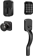 Yale Assure Lock 2 Key-Free Touchscreen with Wi-Fi and Ridgefield Handle in Black Suede