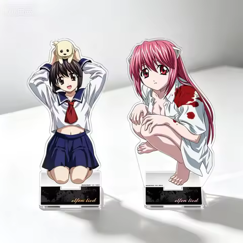 Anime Elfen Lied Nana Nyu Lucy Acrylic Stand Model Plate Keychains Desktop Ornament Gifts For Friend
