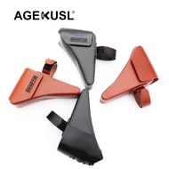 AGEKUSL Bike Triangle Tube Frame Bag Cowhide Leather Use For Brompton 3Sixty Pikes Royale Aceoffix Trifold Folding Bicycle