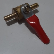 Petrol tap - 1/4 brass petrol tap - compressor motor tap
