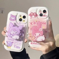 Sanrio Mymelody Kuromi Cinnamoroll Universal Cartoon Cute Cartoon Stand Phone Holder Mobile Phone Stand Socket Mobile Phone Accessories Expanding Stand Phone