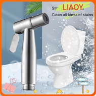 LIAOY Toilet Bidet Sprayer Stainless Steel Toilet Accessories Bathroom Hand Sprayer Hand Bidet Faucet