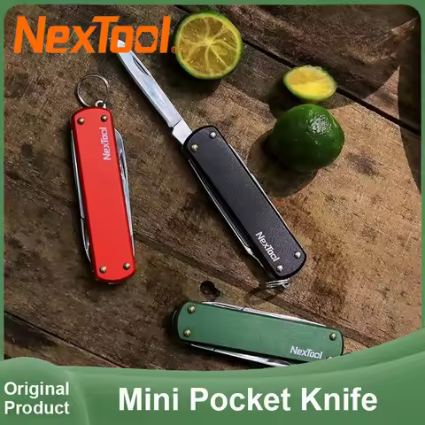 NexTool Mini Pocket Knife Multitool Folding Scissors Screwdriver Portable EDC Home Outdoor Tools