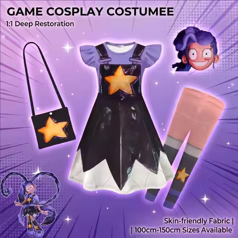 Horror Game Play Time Lily Cosplay Costume New Girls Dress Up Bobi 5 Puppet Lily Children's Clothes 