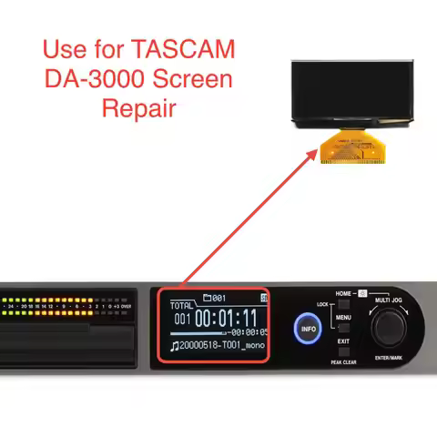 New Oled Lcd Display Screen for TASCAM DA-3000 Repair/Replacement Parts