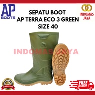 AP TERRA ECO 3 GREEN SIZE 40 - RUBBER SAFETY BOOTS - AP BOOTS
