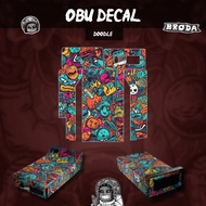 Motorbike OBU Sticker Waterproof "Doodle"