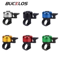 BUCKLOS Q-shaped Bike Bell Mini Handlebar Bells Megaphonia Aluminium Alloy Bicycle Bells for MTB Folding Road Bike Universal