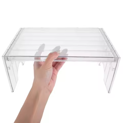 Universal Adjustable Refrigerator Organizer Expandable Fridge Shelf Divider Kitchen Pantry Cabinet S