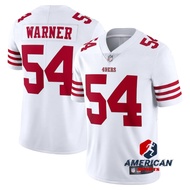 UMIMI-Q American Football Jersey San Francisco 49ers Fred Warner 2023NFL Limited for Men