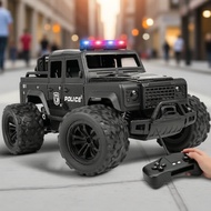 1:16 JJRC RC Police 4WD Off-Roader: 2.4G anti-interference, siren/lights, climbing, speed switch  16