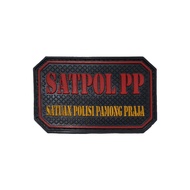 Emblem Patch Rubber Logo Satpol PP