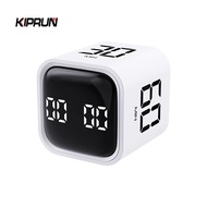 KIPRUN Cube Timer, Rotation Timer,  5/10/30/60 Minutes and Custom Countdown, Productivity Timer,Paus