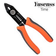 YUSENSS Crimping Tool, High Carbon Steel Orange Wire Stripper, Multifunctional Cable Tools Electricians