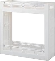 Heiwa Industry MOUNO Storage Rack, 2 Tiers, With Casters, Load Capacity (per Tier): Approx. 4.4 lbs