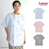 [AMES] HEART PIXEL ART TEE