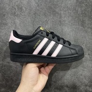 Adidas Superstar 黑色粉色運動鞋