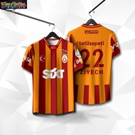 [Custom Name Jersey] Football Jersey Nesyri Ziyech Harit Hakimi Aguero Sports Tee Player Version PAL