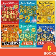 [SG Stock] The World's Worst Children/Teachers/Pet/Parents by David Walliams (6 Books)
