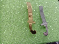 PIN GOLOK BETAWI ASLI BAHAN KUNINGAN/PIN GOLOK BETAWI ASLI TERMURAH