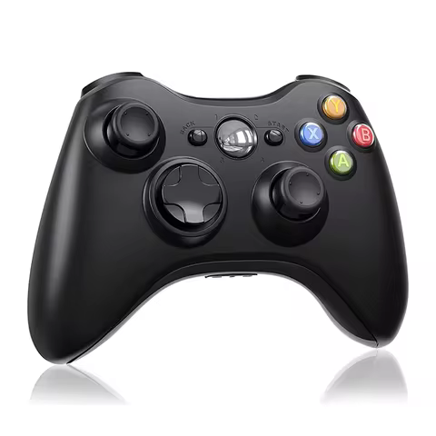 Wireless Controller for Xbox 360 Game Console 2.4G Wireless Gamepad with Dual-Vibration Compatible w