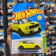 HW Hot Wheels Custom 2020 Honda E Yellow Personalise/ Yellow/ - EV Lot F 2026HW