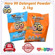 HERO 99 Detergent Powder 2.1KG | Powerful Stain Removal | Fresh Scent Laundry Detergent