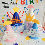 Felt Birthday Hat Fresh and Cute Birthday Hat Adorable Crown Photo Prop Party Hat Birthday Cone Hat