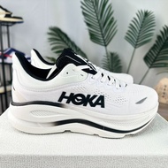 Top Hoka One One Bondi 9 White and Black Comfortable Sports Casual Running Shoes I7OD EJWA DILL Y1B9