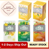 Ahmad Tea 20 Tea Bags-Fruit & Herb Tea (Rooibos & Cinnamon/ Detox/ Camomile&Lemongrass/ Lemon&Ginger