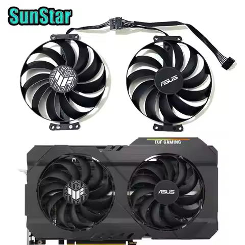 New original 95MM 6PIN ASUS TUF RX 6500 GPU Cooling Fan For ASUS TUF RX 6500XT 4GB Gaming Edition Gr