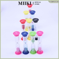 EELHOE Small Hourglass Multicolor Hourglass Sand Hourglass Colorful Home Decoration Timer Compact an