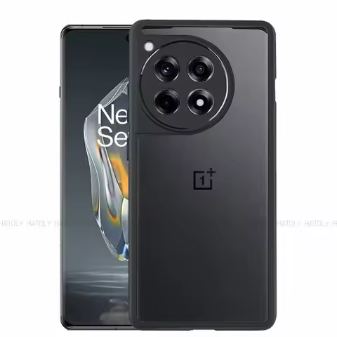 For OnePlus 12R Case OnePlus 12R Cover Cases Luxury Clear PC Shockproof Original TPU Protective Phon