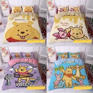 跳跳虎  小熊維尼 床單套裝 床笠 床上用品 被套 枕頭袋 winnie the pooh  eeyore piglet 公仔 小豬 豬仔 枕套 禮物 床單被套