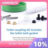 CELEBRITY12 Toilet Tank Flush Valve, Durable Repairing Toilet Coupling Kit, Spare Parts AS738756-0070A Universal Toilet Parts for AS738756-0070A