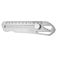 Zz168 คัตเตอร์อเนกประสงค์ 18 มม.stainless steel utility knife เครื่องตัดกล่องยูทิลิตี้