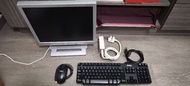 （$50全部）17 inches Topcon LCD monitor & DELL (usb mouse & keyboard)
