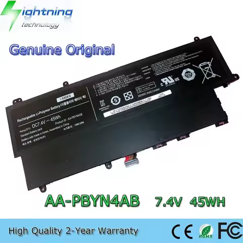 AA-PBYN4AB 7.4V 45Wh Laptop Battery for Samsung UltraBook NP530U3C NP530U3B Series etc.